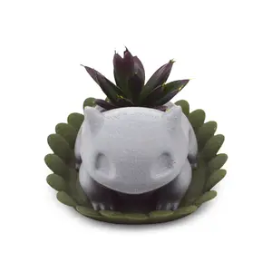 Bulbasaur Planter Pot | 3D Printed | A Fun and Novel Home for Your Indoor Plants Decoration