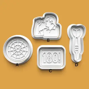 Hungary Cookie Cutter: 3D Printed Fondant Clay Cutter