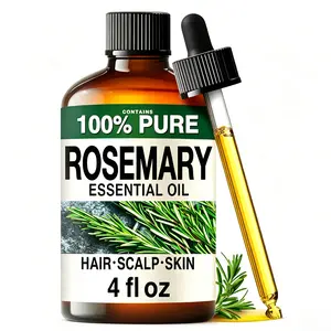 KUKKA Rosemary Essential Oil for Hair & Scalp - 4 fl oz Natural Oil, Thoughtful Mother's Day Gift for Mom, mothersdaygift, tiktokshopstockup,Summervibes