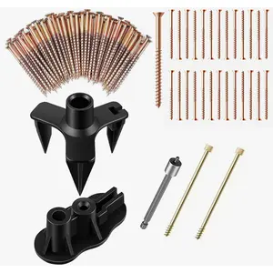 Eliminate Squeaky Noise Floor Repair Kit with 5 Tools and 50 Screws for Wood Floors, Eliminate Squeaks Under Carpeted Floors, Hardwood, Vinyl, and Linoleum Floors