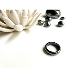 Hematite Ring || 6mm Hematite Ring || 6mm