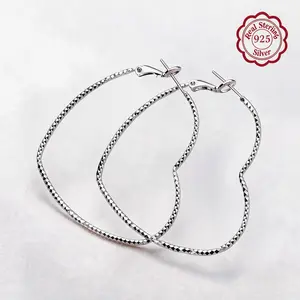 Women's 925 Silver Shiny Cut Texture Huggie Earrings - Low Allergy Earpins, Suitable for Sensitive Ears, Fashionable Gift Option