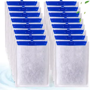 16-Pack Large Replacement Filter Cartridges Compatible with Tetra Whisper Bio-Bag Filters Large Aaquarium Filter Cartridges for Whisper 20i/40i /IQ20/30/45/60 PF20/30/40/60 Power Filters