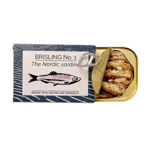 Fangst Brisling No. 1 Smoked Sardines with Heather and Chamomile, 3.5 oz