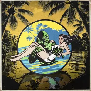 Creature Damsel Large Embroidered Patch