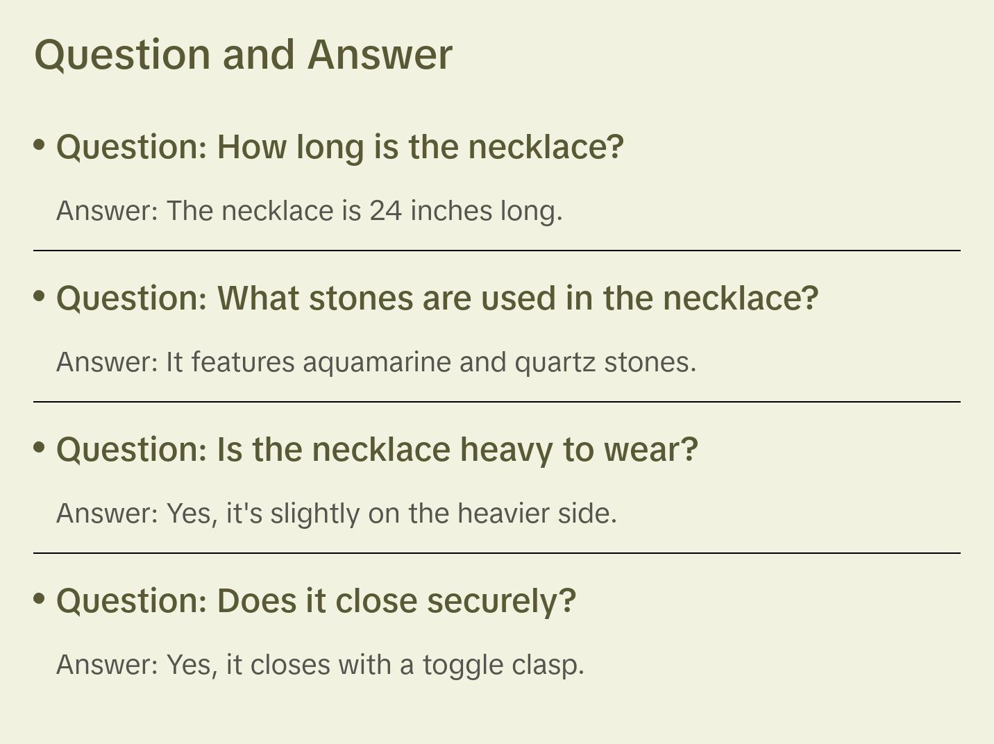 Sterling silver chain, faceted light blue aquamarine stone toggle clasp, quartz stone long boho bohemian statement necklace