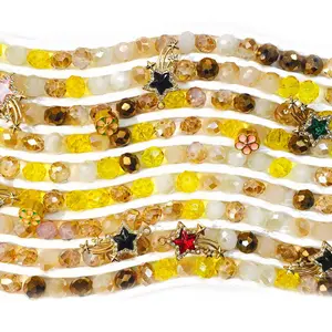 B1G1]Yellow Shooting Star DIY Beads DIY Charms Set LL