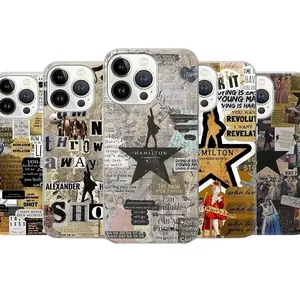 Aesthetic Broadway Musical Phone Case - History Inspired Gold Edition