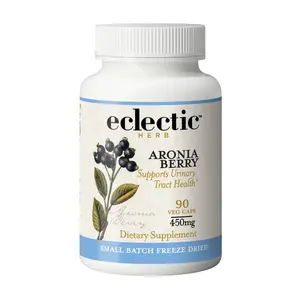 Eclectic Herb - Premium Freeze-Dried Aronia Berry Capsules | Urinary Tract Support | Chokeberry Supplement for Urinary Tract Health | Organic, Non-GMO, Vegan