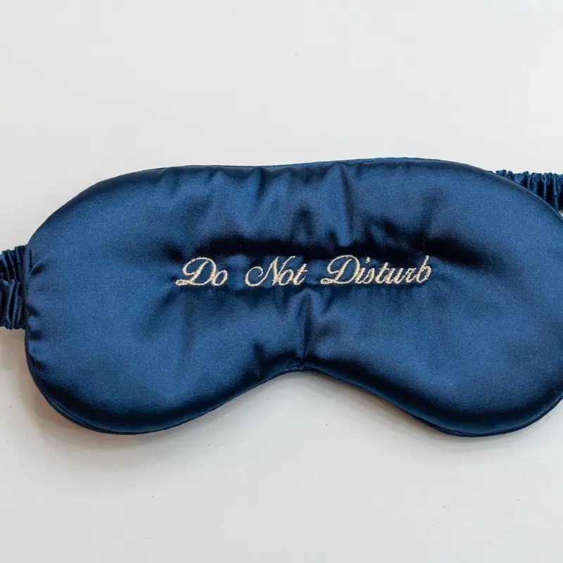 Embroidered Sleeping mask personalized custom