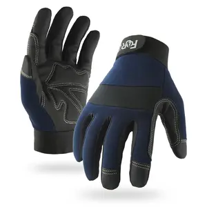 1 Pair Strong Work Gloves for Men & Women, High-Dexterity Mechanics Gloves, Excellent Grip for Gardening & Multi-Purpose Use