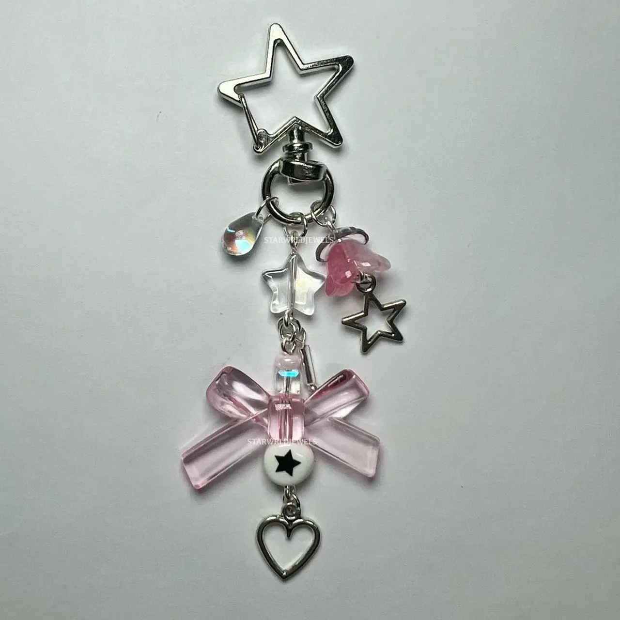 Bow pink Keychain