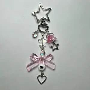 Bow pink Keychain