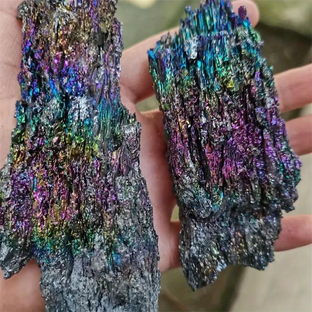 1pcs 50-100g Colorful Aura Mineral Specimen Malachite Ore,Natural Rough Clusters for Home Decor, Jewelry Making, Decorative Minerals