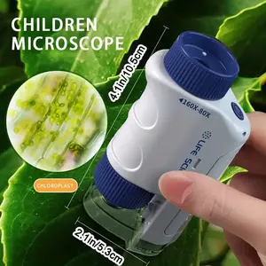 Handheld Microscope Set with LED Light 60X-120X