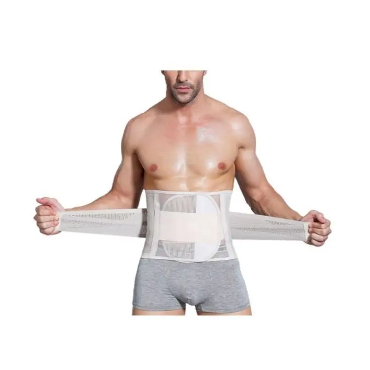 Male Pulling Belt White