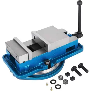 VEVOR Milling Vise 4 Inch, Bench Clamp Vise High Precision Clamping, Mill Vise Ductile Iron Material with 360 Degree Swiveling BaseVEVOR Super Brand Day