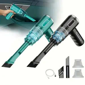 Portable Car Vacuum Cleaner, Rechargeable Handheld Automotive Vacuum Cleaner, Wireless Dust Catcher, Cyclone Suction Wireless Vacuum Cleaner