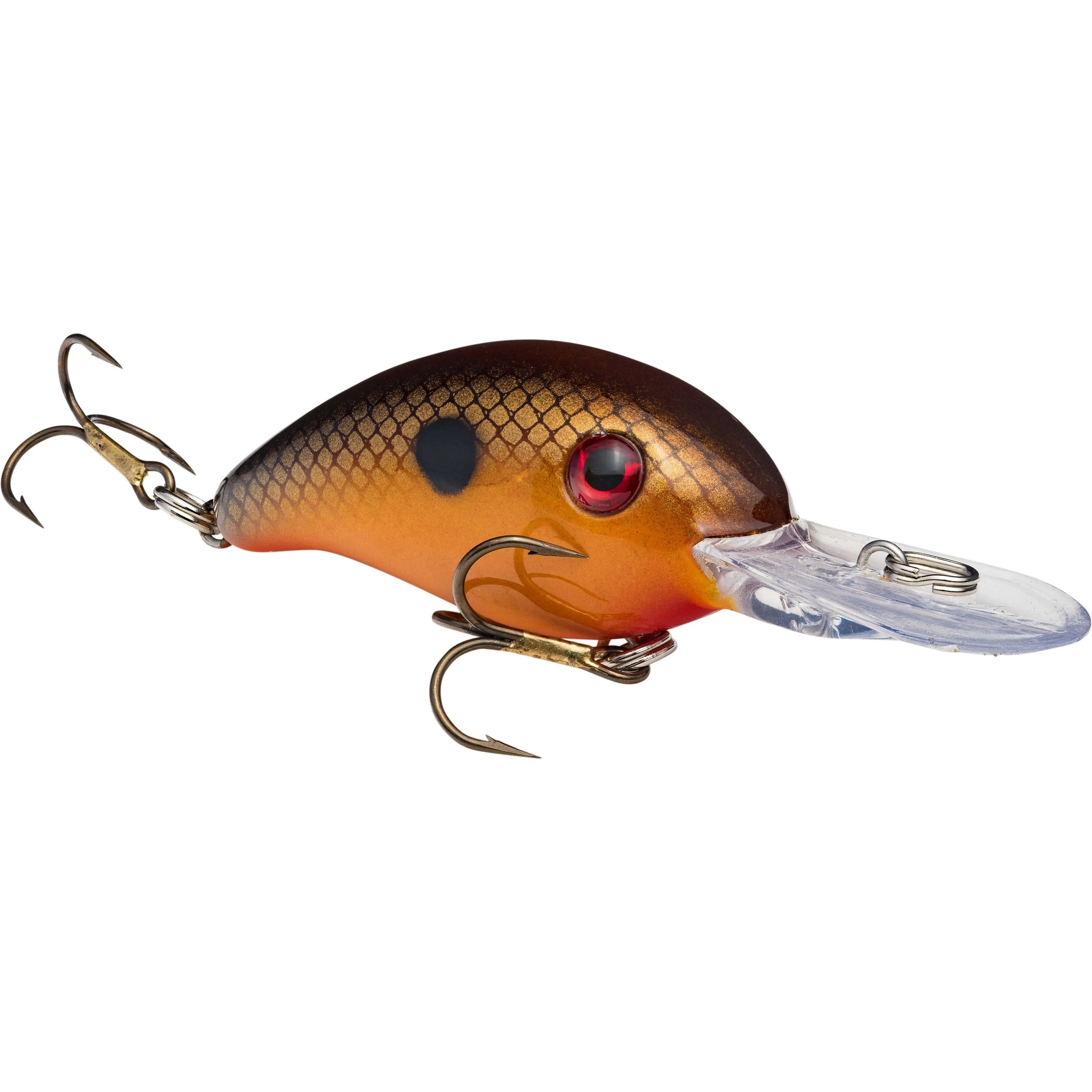 Strike King Pro Model Series 3 Medium Diving Crankbait, Plastic Lure, 2" Length Small Body, Free Float for Deep Fishing, Bass Fishing Lures