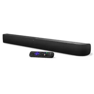 ONN Soundbar 2.0CH Smart Roku with 4K Streaming Media Player High-Quality Audio for Enhanced Viewing Experience Perfect for Movies TV Shows and Streaming Content