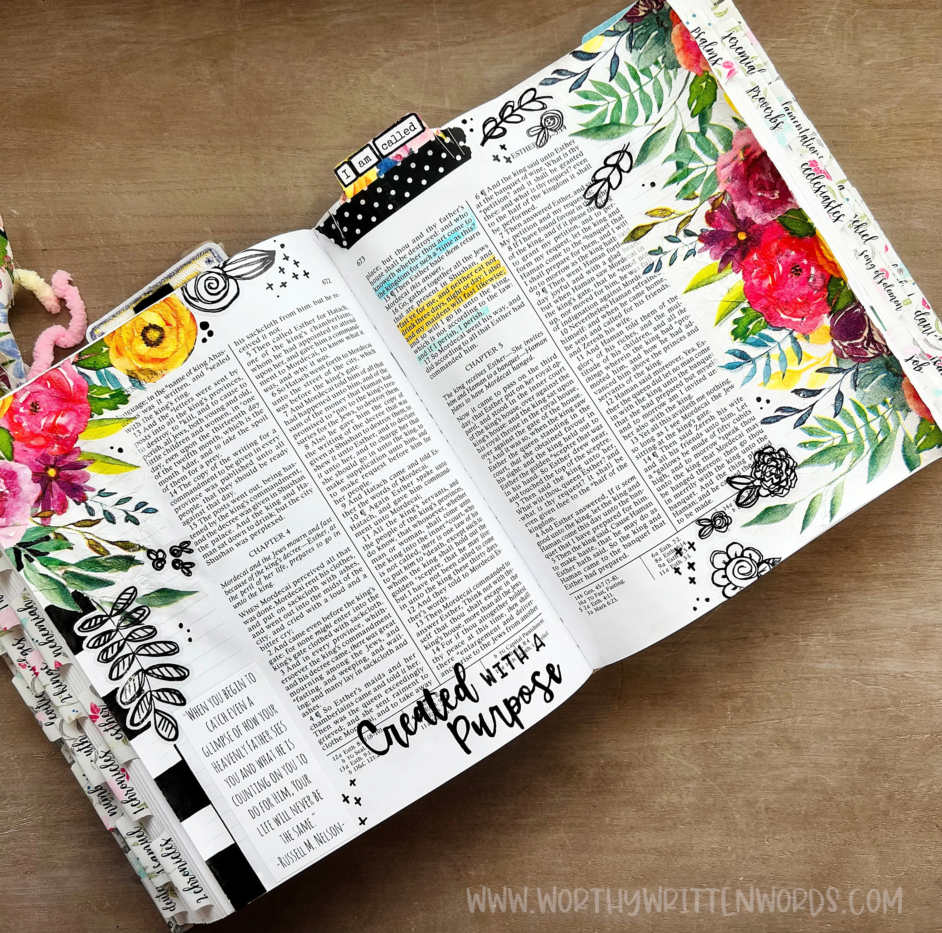 Created with a Purpose Bible Journaling Old Testament Napkin Page Kit
