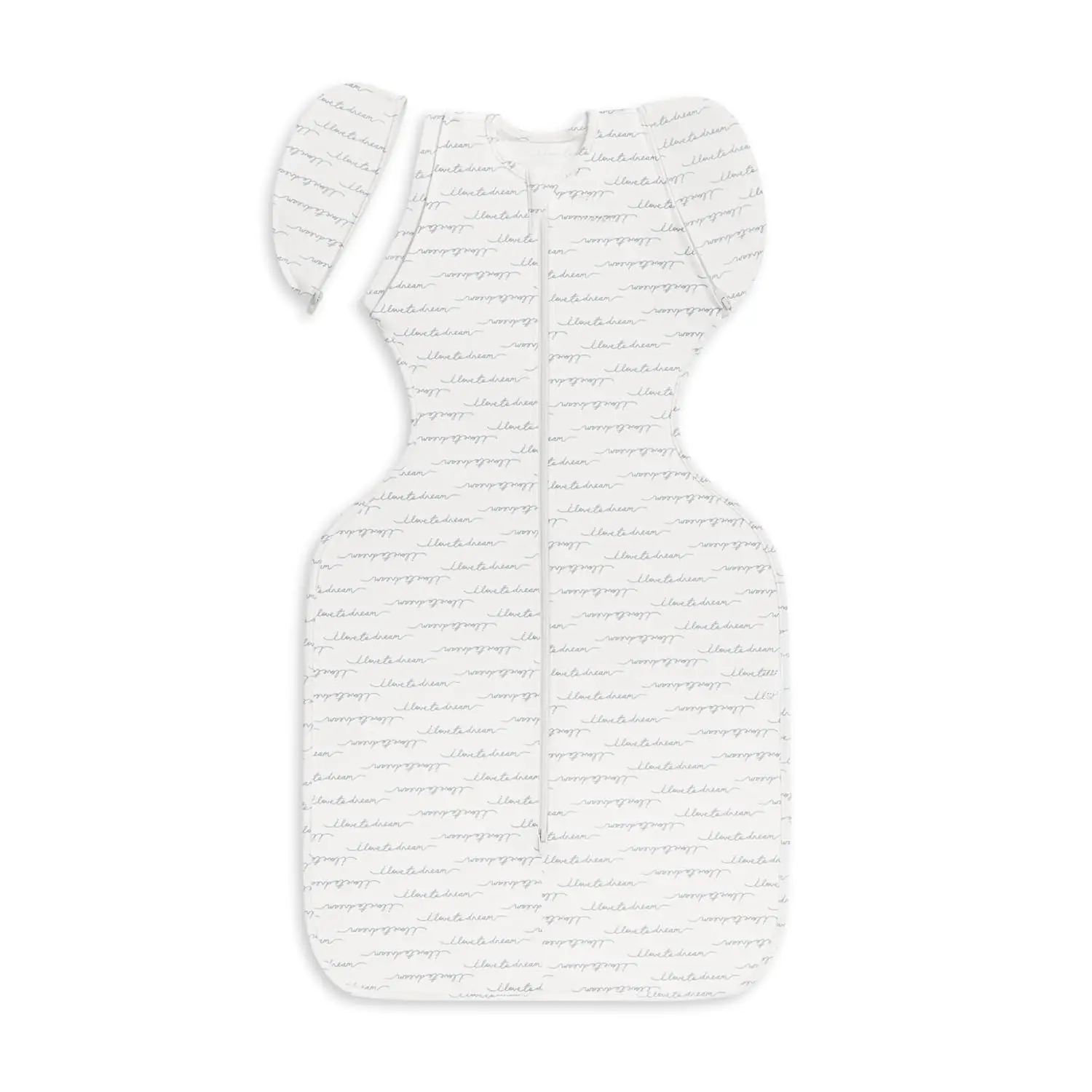 Transition Swaddle,, Gently Help Baby Transition from Being Swaddled to Arms Free When Showing Signs of Rolling, 1.0 TOG, 13-19 lbs, White