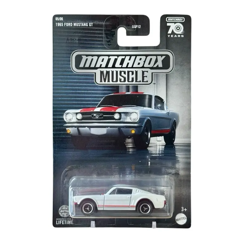 Matchbox Classic Muscle Car - 1965 Ford Mustang GT, 1:64 Scale Diecast Metal Collectible Model Car