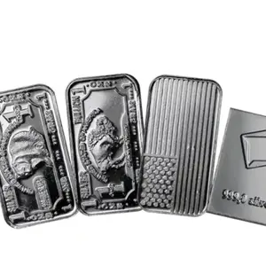 1 Gram Silver Bar or Round