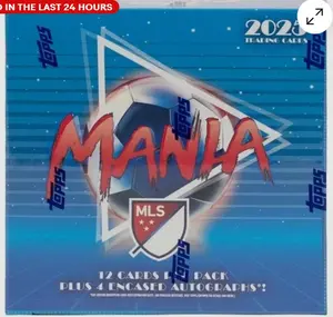 2025 TOPPS CHROME MLS MANIA SOCCER HOBBY BOX
