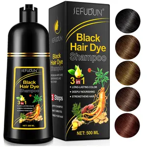 SEFUDUN 3-in-1 Hair Color Shampoo provides high coverage for gray hair, effectively covering gray hair at the roots, temples, and all over the head. The color looks natural and lasts, with rich, natural-looking results. It covers gray hair in one step,