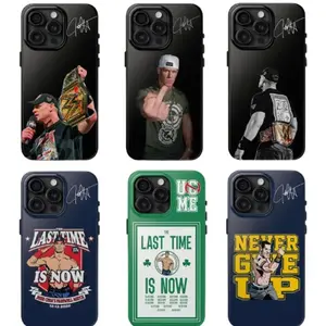 John Cena Grand Slam Champion Signature WWE Phone Case, Legendary Collection, Suitable for iPhone 17-11 Pro Max/Plus and  Samsung Galaxy S23-25