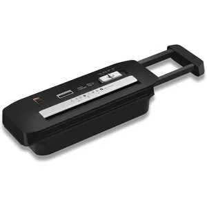 Paper Shredder Without Basket 6-Sheet Strip Cut Shredder for  Use,Small Document Shredding Machine for Office,Shred Staple/Card,Mini Portable with Extendable Arm,Jam Proof
