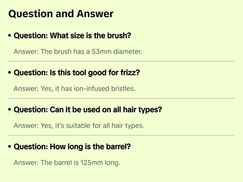 Volumizing Blowout Brush 53 - Elegant Design for Versatile Styling, Ideal for Different Hair Types