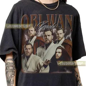 [Sale Up To 50%] Limited Obi-Wan Kenobi Vintage Shirt, Obi-Wan Kenobi Gifts for Woman and Man, Retro Obi-Wan Kenobi Movie Gift, Obi-Wan Kenobi Bootleg Shirt