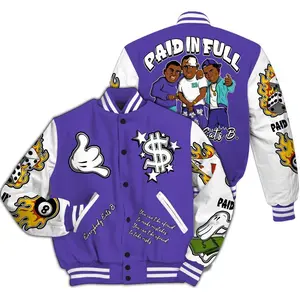 Varsity Jacket Match Low Hornets 1s Sneakers, Everybody Graphic Design, Oversized Streetwear Baseball Coat