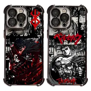 Comic Berserk Guts Anime Artistic Phone Cases For iPhone 17 16 15 14 13 12 11 Promax Pro Air Plus Shockproof Cover Casing Protection Best Gifts For Valentine Christmas Birthday Halloween