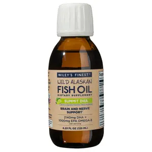 Wiley’s Finest CatchFree Omega - Vegan, Non-GMO Fish Oil Alternative - Full Spectrum Omega-3 Liquid Supplement with Organic Plant-Based Algae Oil - 60 Softgels (60 Servings)