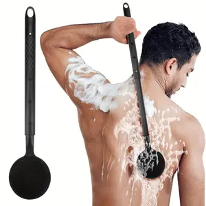 Adjustable Long Handle Shower Brush, Soft Bristles Back Scrubber, Deep Cleaning & Skin Care, Perfect Gift Choice