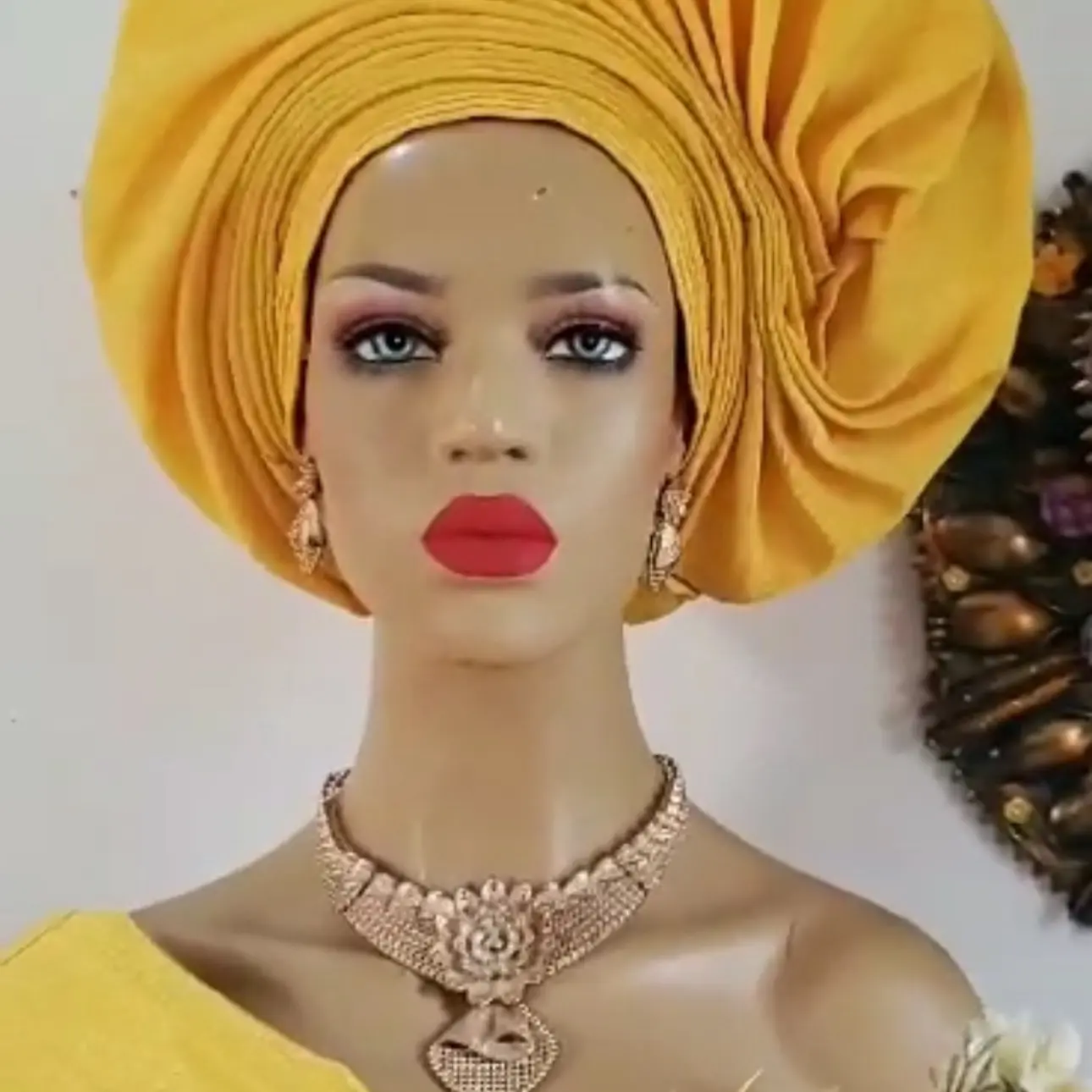 Yellow Gele