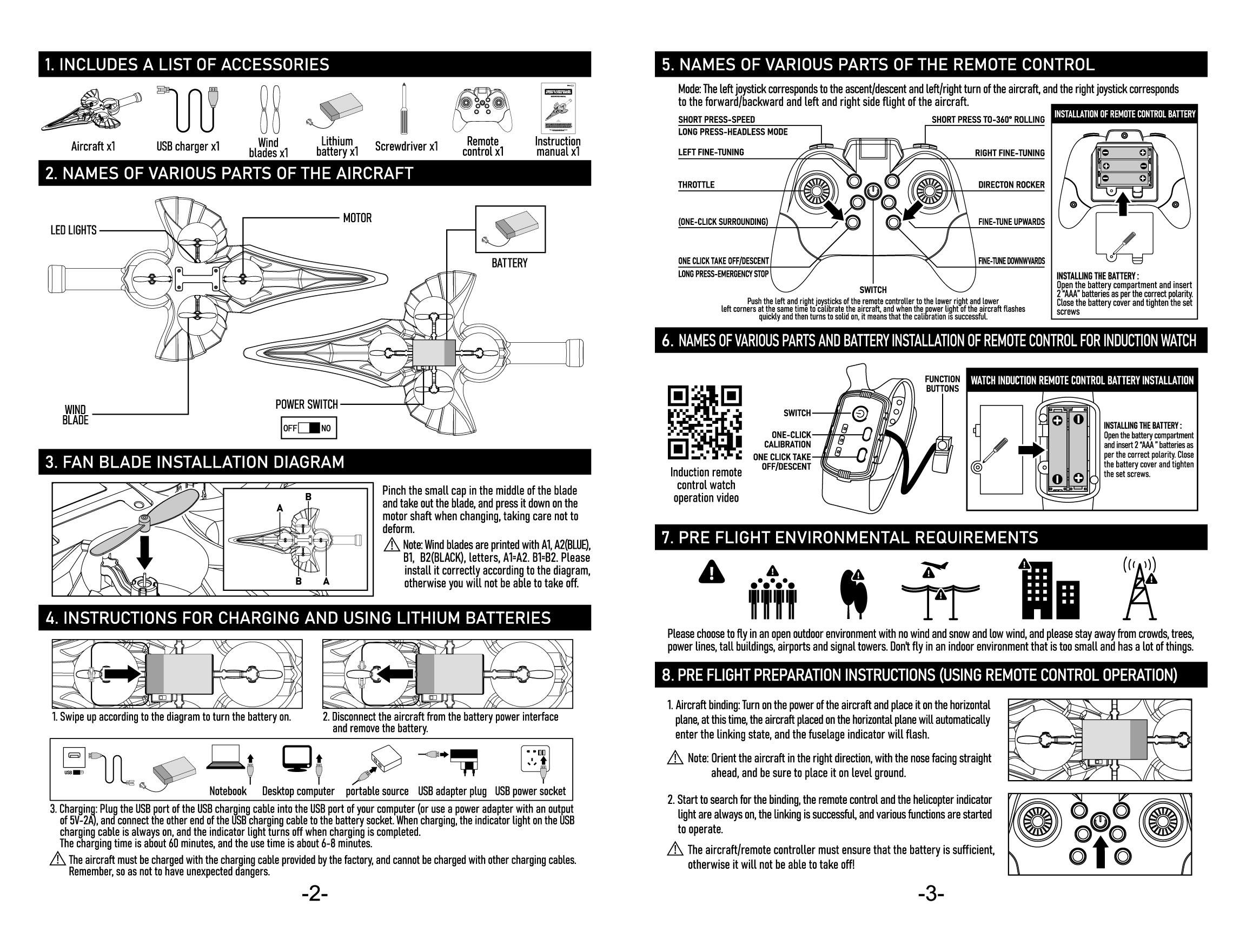 Flying Combat Sword - LED Levitating Rotating Toy with Gesture Control and Watch Remote Function, Includes 2 Rechargeable Batteries, Fun Flying Toy for Children