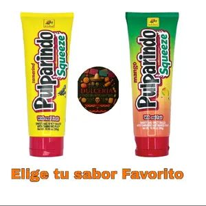 Pulparindo Splash Sweet Snack - Choose Your Favorite Flavor Tamarind & Mango Squeeze with Real Fruit