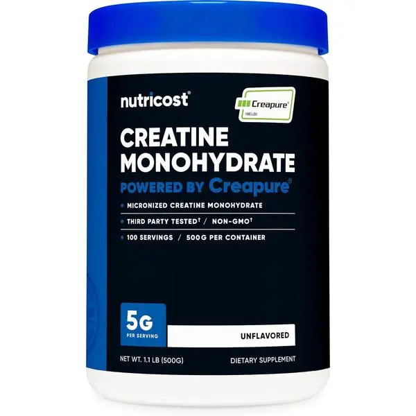Nutricost Creapure Creatine Monohydrate 500 Grams