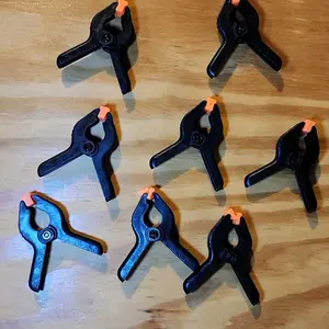 2.5 Inch Professional Plastic Small Spring Clamp, Heavy Duty Clamp, Quick Release Clamp, Plastic Clip For Backdrop Stand, Photography, Office Gardening DIY