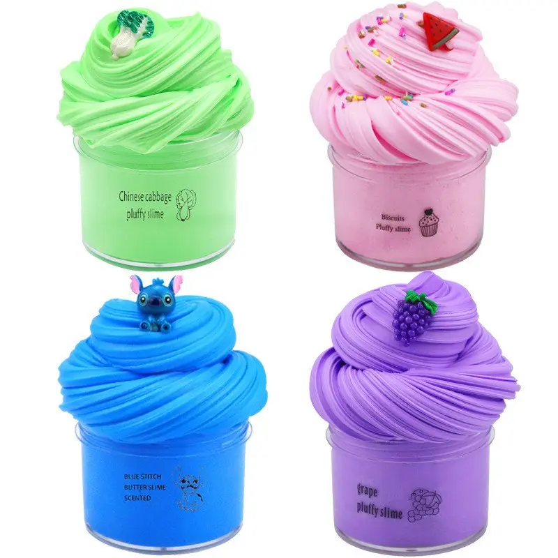 4-piece set 9 (green, pink, blue, purple)