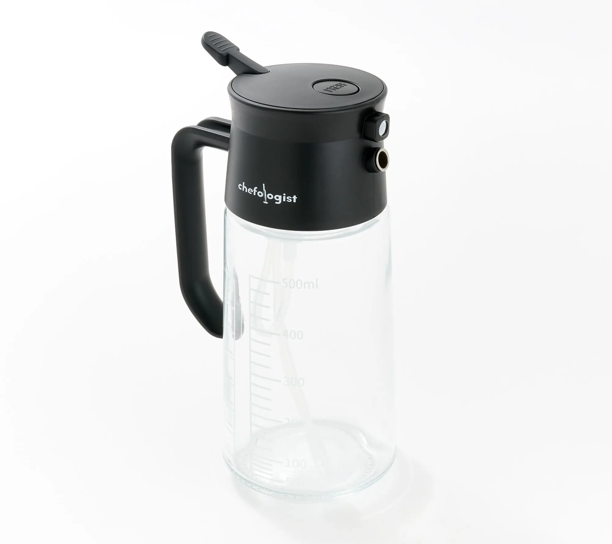 Chefologist 17-oz Dual Function Glass Oil Dispenser