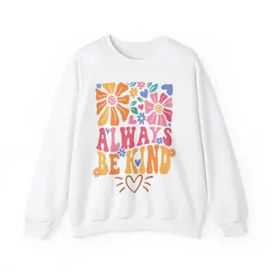 Always Be Kind-Mental Health Matters Unisex Heavy Blend™ Crewneck Sweatshirt nightmare