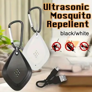 No More Bites! USB Mini Sonic Insect Repellent |   Intelligent Variable Frequency |   Repels Mosquitoes/Fleas/Ticks |   ABS Material, Portable for Travel/Camping/Home/Garden