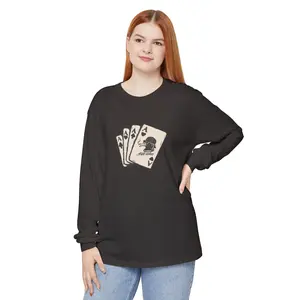 Unisex long sleeve ACE Hustle outdoors.