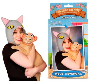 Kitty Cat Costume Kit (Owner & Pet Role Reversal) Funny GaG - Archie McPhee