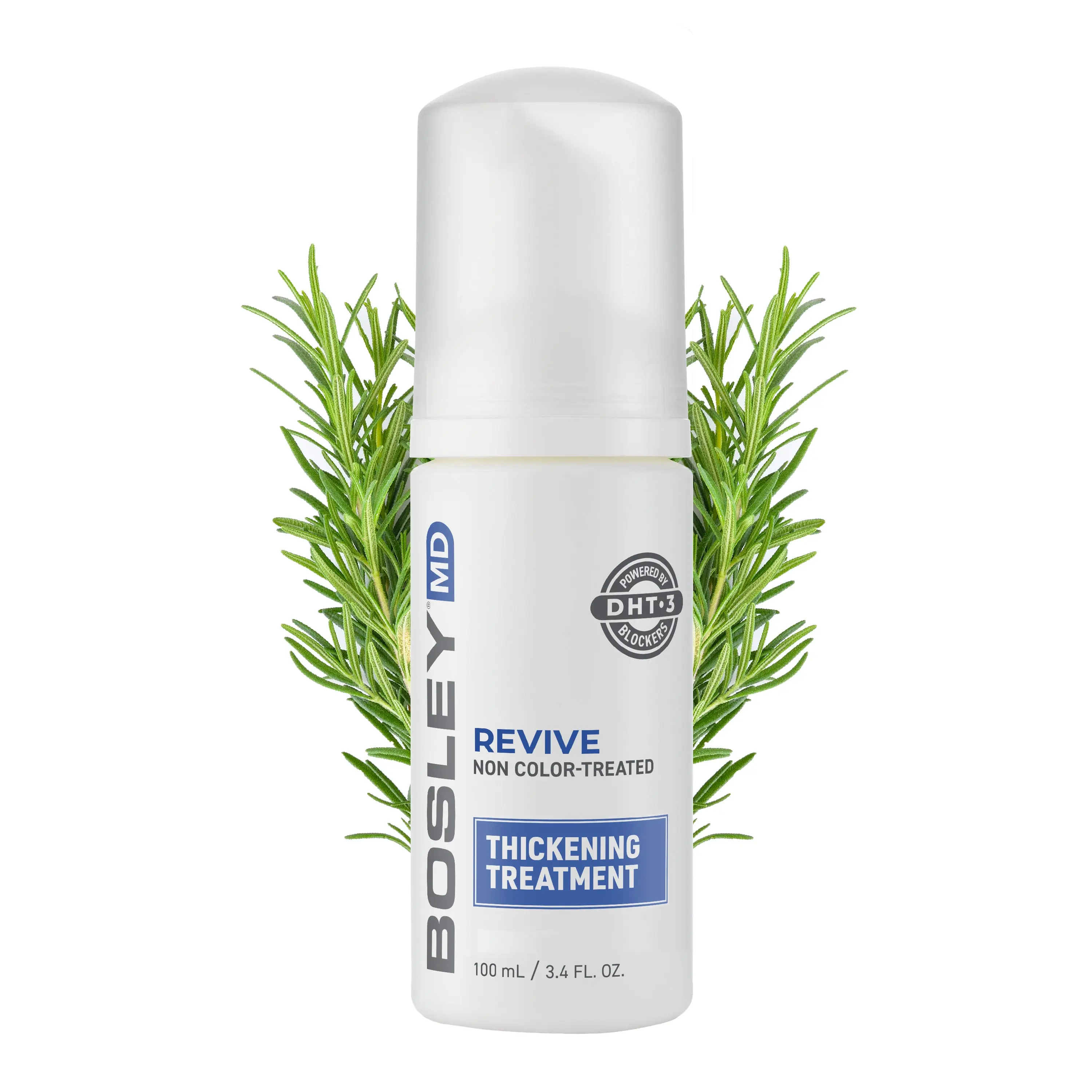 Bosley MD Revive Thickening Treatment For Non Color Treated Hair - DHT Blocking Formula with Pumpkin Seed Extract & Soy Proteins